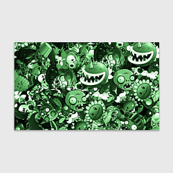 Бумага для упаковки Растения против зомби в зеленом цвете, цвет: 3D-принт