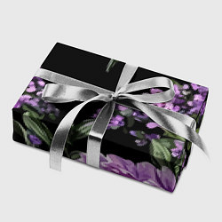 Бумага для упаковки Пионы и лаванда винтажный узор, цвет: 3D-принт — фото 2