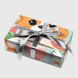 Бумага для упаковки Корги с поздравлениями - 8 марта, цвет: 3D-принт — фото 2