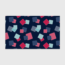 Бумага для упаковки Заплатки из ткани - оригинальный паттерн, цвет: 3D-принт