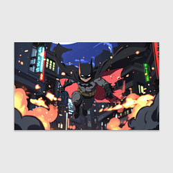 Бумага для упаковки Злой Бэтмен в полете, цвет: 3D-принт