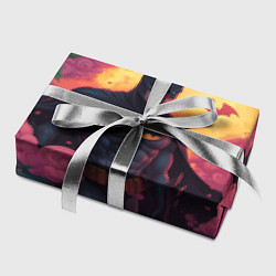 Бумага для упаковки Бэтмен и дерево с цветами, цвет: 3D-принт — фото 2