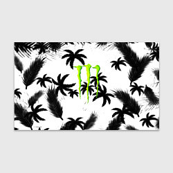 Бумага для упаковки Monster energy пальмы, цвет: 3D-принт