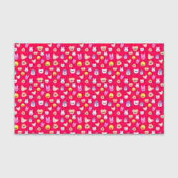 Бумага для упаковки Skzoo pattern pink, цвет: 3D-принт