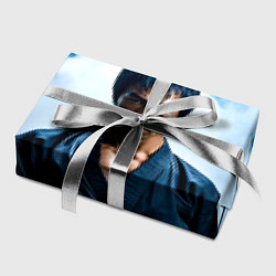 Бумага для упаковки Брюс Ли в дыму, цвет: 3D-принт — фото 2