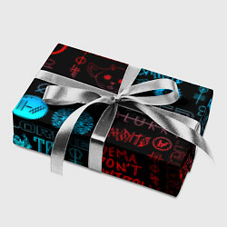 Бумага для упаковки Twenty one pilots rock pattern, цвет: 3D-принт — фото 2