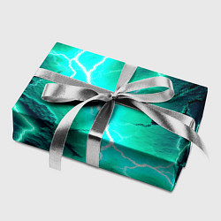 Бумага для упаковки Color light blue black, цвет: 3D-принт — фото 2