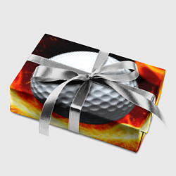 Бумага для упаковки Мяч для гольфа в огне, цвет: 3D-принт — фото 2