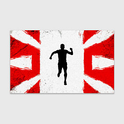 Бумага для упаковки Спринтер в красно-белом, цвет: 3D-принт