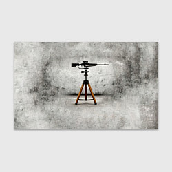 Бумага для упаковки Стендовая спортивная стрельба на сером, цвет: 3D-принт