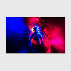 Бумага для упаковки Космонавт в пламени, цвет: 3D-принт