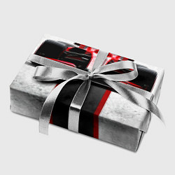 Бумага для упаковки Формула 1 на сером, цвет: 3D-принт — фото 2