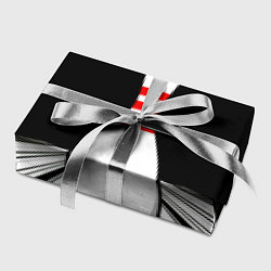 Бумага для упаковки Кегля на черном, цвет: 3D-принт — фото 2