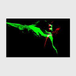 Бумага для упаковки Color black green red, цвет: 3D-принт