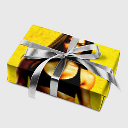 Бумага для упаковки Фитоняшка в желтом, цвет: 3D-принт — фото 2