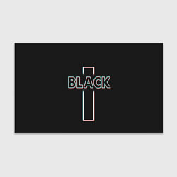 Бумага для упаковки Black - cross, цвет: 3D-принт