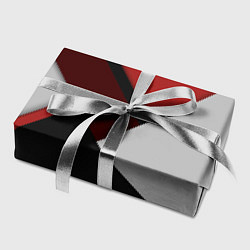 Бумага для упаковки Color black red grey, цвет: 3D-принт — фото 2