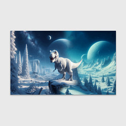 Бумага для упаковки Снежный динозавр - история вымирания, цвет: 3D-принт