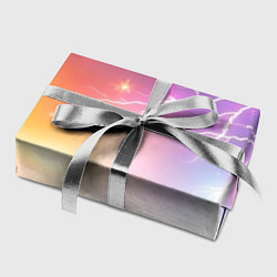 Бумага для упаковки Магический фон с молниями и звездами, цвет: 3D-принт — фото 2