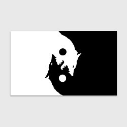 Бумага для упаковки Black and white wolfs, цвет: 3D-принт
