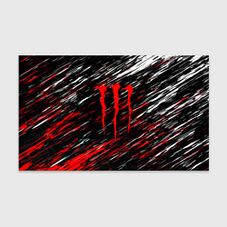 Бумага для упаковки Monster energy штрихи красок, цвет: 3D-принт