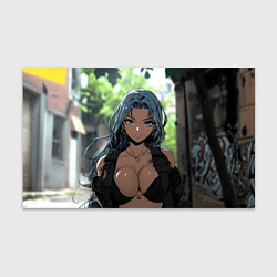 Бумага для упаковки Смуглая девушка с большой грудью