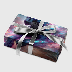 Бумага для упаковки Космическая пантера - нейроарт, цвет: 3D-принт — фото 2