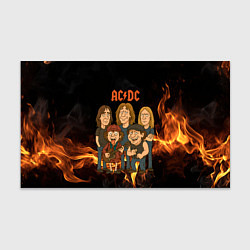 Бумага для упаковки ACDC в мультяшном стиле, цвет: 3D-принт