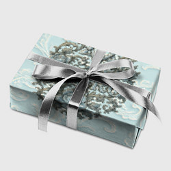 Бумага для упаковки Astro логотип группы с розами и листьями, цвет: 3D-принт — фото 2