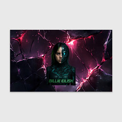 Бумага для упаковки Билли Айлиш в стиле киберпанк, цвет: 3D-принт