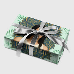 Бумага для упаковки Билли Айлиш рамка мандала, цвет: 3D-принт — фото 2