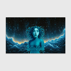 Бумага для упаковки Билли Айлиш из волн, цвет: 3D-принт