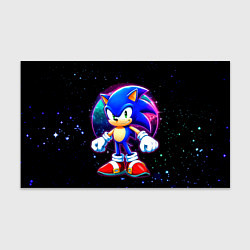 Бумага для упаковки Соник в космосе, цвет: 3D-принт