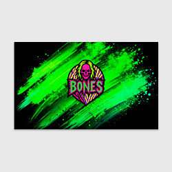 Бумага для упаковки Bones лого с черепом