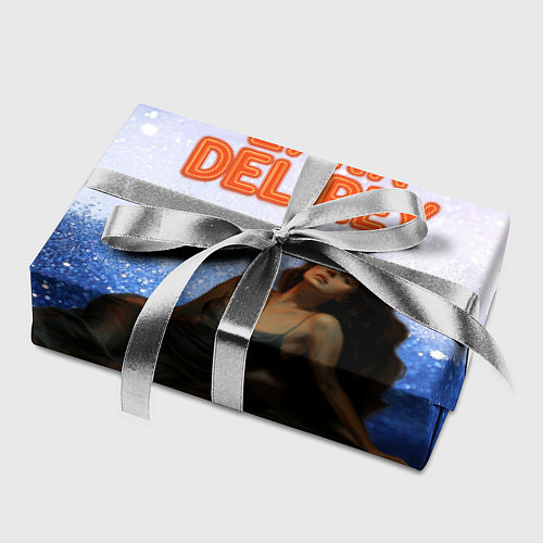 Бумага для упаковки Lana Del Rey лежит / 3D-принт – фото 2