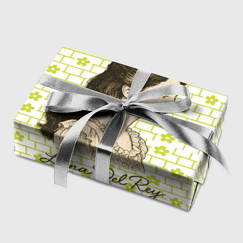 Бумага для упаковки Lana Del Rey в ретро стиле / 3D-принт – фото 2