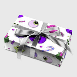 Бумага для упаковки Halloween purple pumpkin pattern, цвет: 3D-принт — фото 2