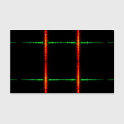 Бумага для упаковки Color green orange lines, цвет: 3D-принт