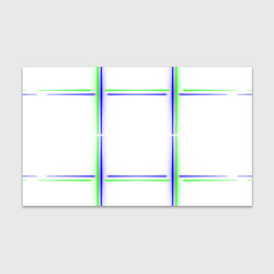 Бумага для упаковки Neon white green light blue, цвет: 3D-принт