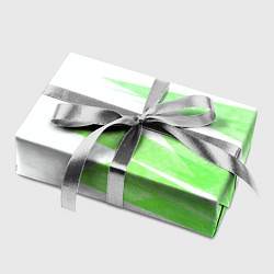Бумага для упаковки Color white light green stripes, цвет: 3D-принт — фото 2
