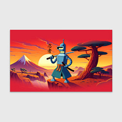 Бумага для упаковки Бендер ниндзя в Японском пейзаже, цвет: 3D-принт