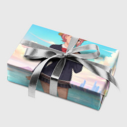 Бумага для упаковки Дандадан Сиратори Айра на берегу моря, цвет: 3D-принт — фото 2