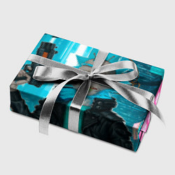 Бумага для упаковки Рик-киберпанк, цвет: 3D-принт — фото 2