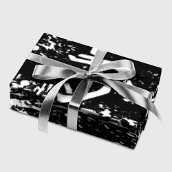 Бумага для упаковки Doom краски белые штрихи, цвет: 3D-принт — фото 2