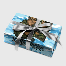 Бумага для упаковки XXXTentacion сидит рядом с зеркалом, цвет: 3D-принт — фото 2