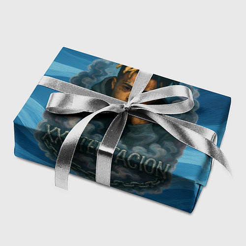 Бумага для упаковки XXXTentacion в облаке / 3D-принт – фото 2