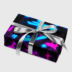 Бумага для упаковки Doom неоновый дым, цвет: 3D-принт — фото 2