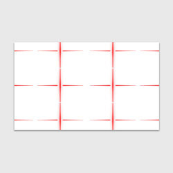 Бумага для упаковки Color white red stripes, цвет: 3D-принт