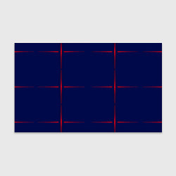 Бумага для упаковки Color blue red stripes, цвет: 3D-принт