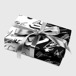 Бумага для упаковки Doom автографы, цвет: 3D-принт — фото 2